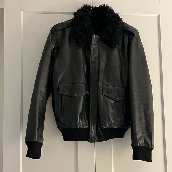 vintage marc jacobs leather jacket